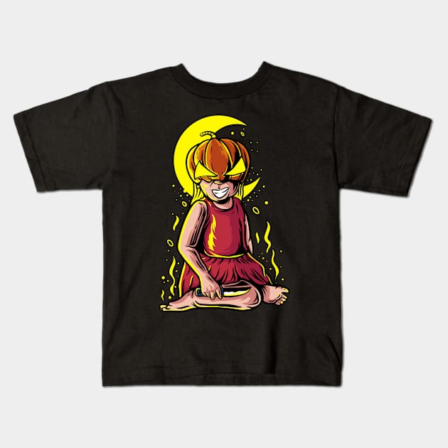 lil jack O Kids T-Shirt by PlasticGhost